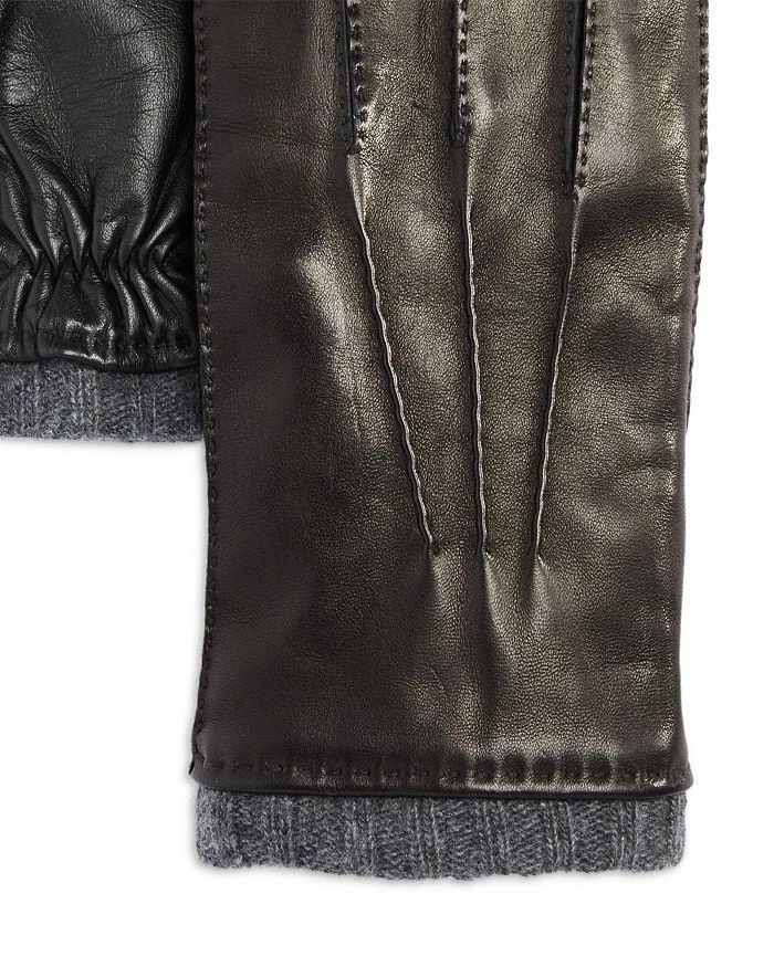The Men's Store at Bloomingdale's Leather Cashmere Lined Gloves - Exclusive 3