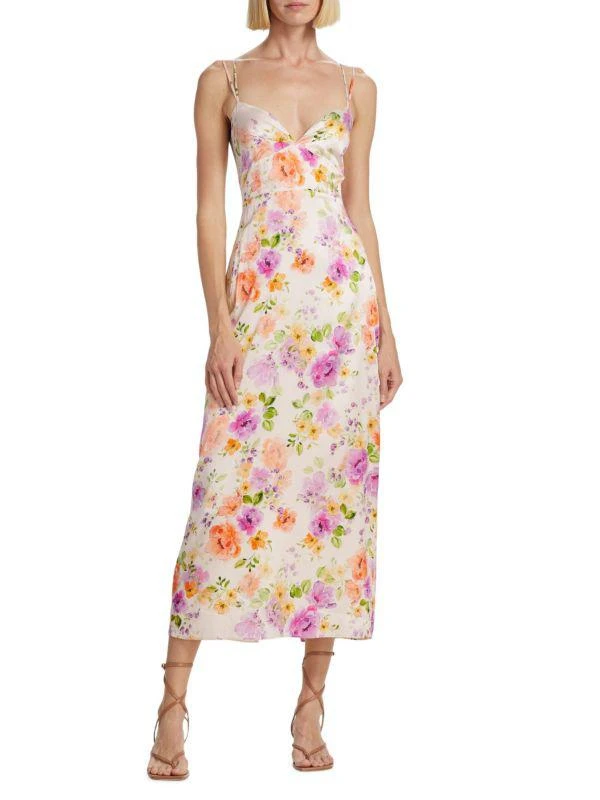 Favorite Daughter Rosemary Floral Midi Slip Dress 1