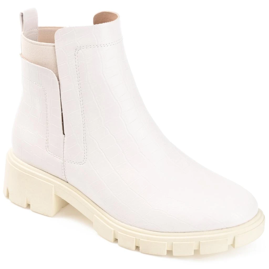 JOURNEE Womens Jeeva Tru Comfort Foam Inside Zip Block Heel Booties 1