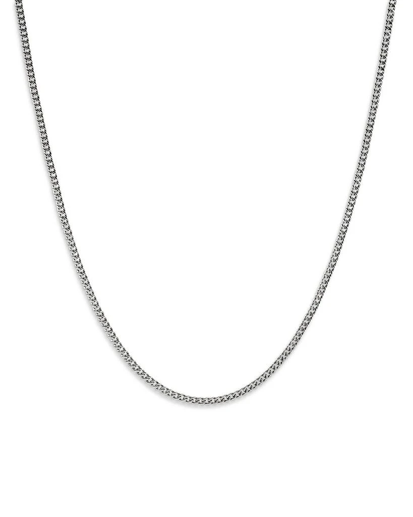 John Hardy Men
s Sterling Silver Chain Curb Link Necklace, 18" 1