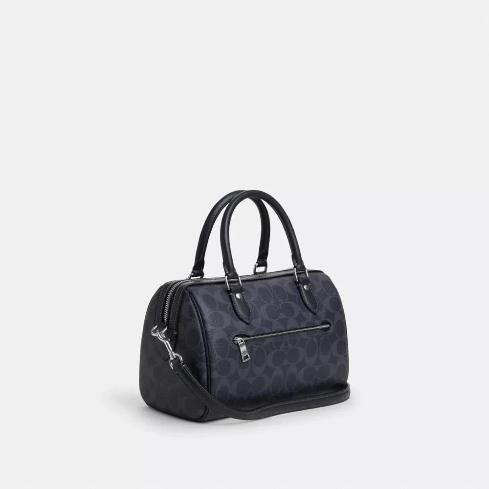Coach Rowan Satchel Bag In Signature Canvas 4