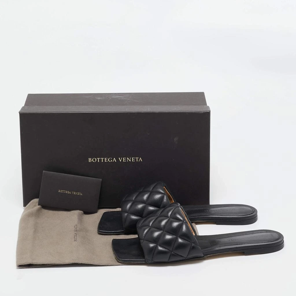 Bottega Veneta Bottega Veneta Black Leather Lido Flat Slides Size 39 9