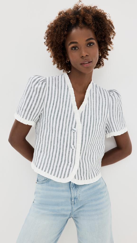 Reformation Bess Linen Top