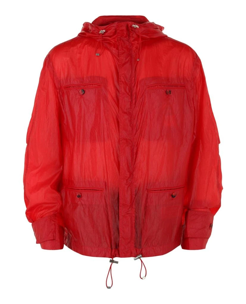 Salvatore Ferragamo Hooded Windbreaker Jacket 1