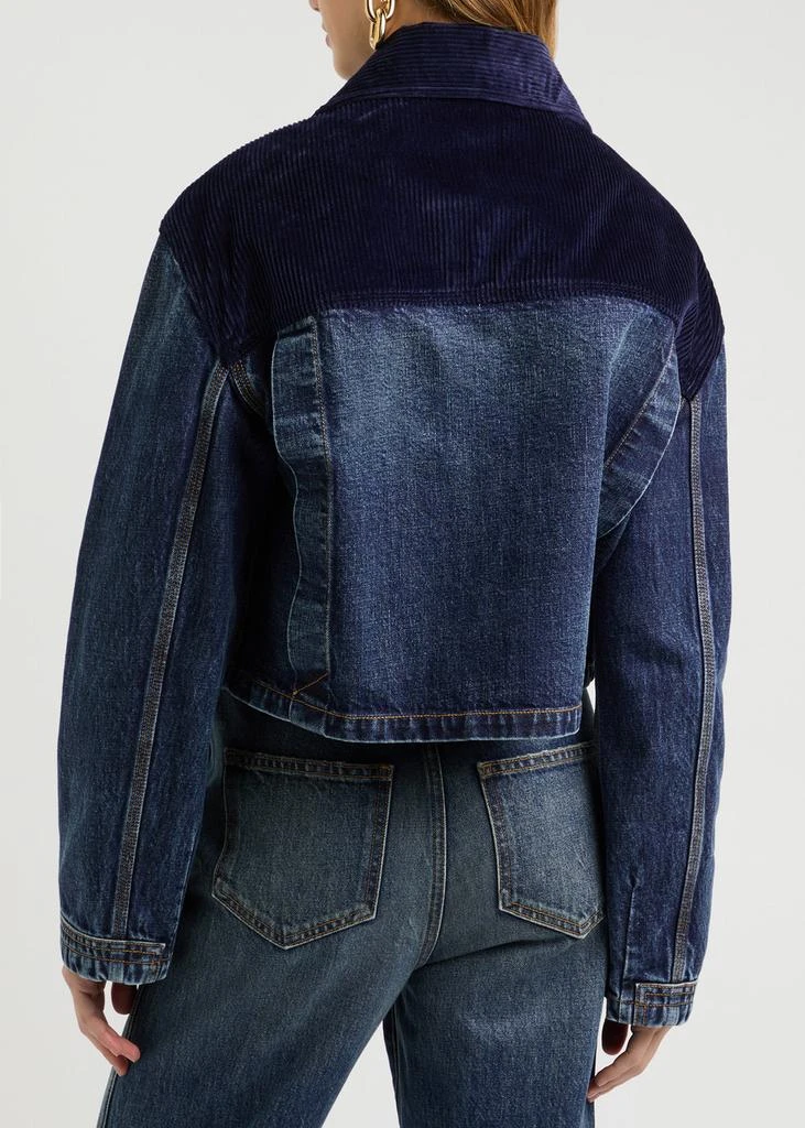 Stella McCartney Corduroy and denim jacket 3