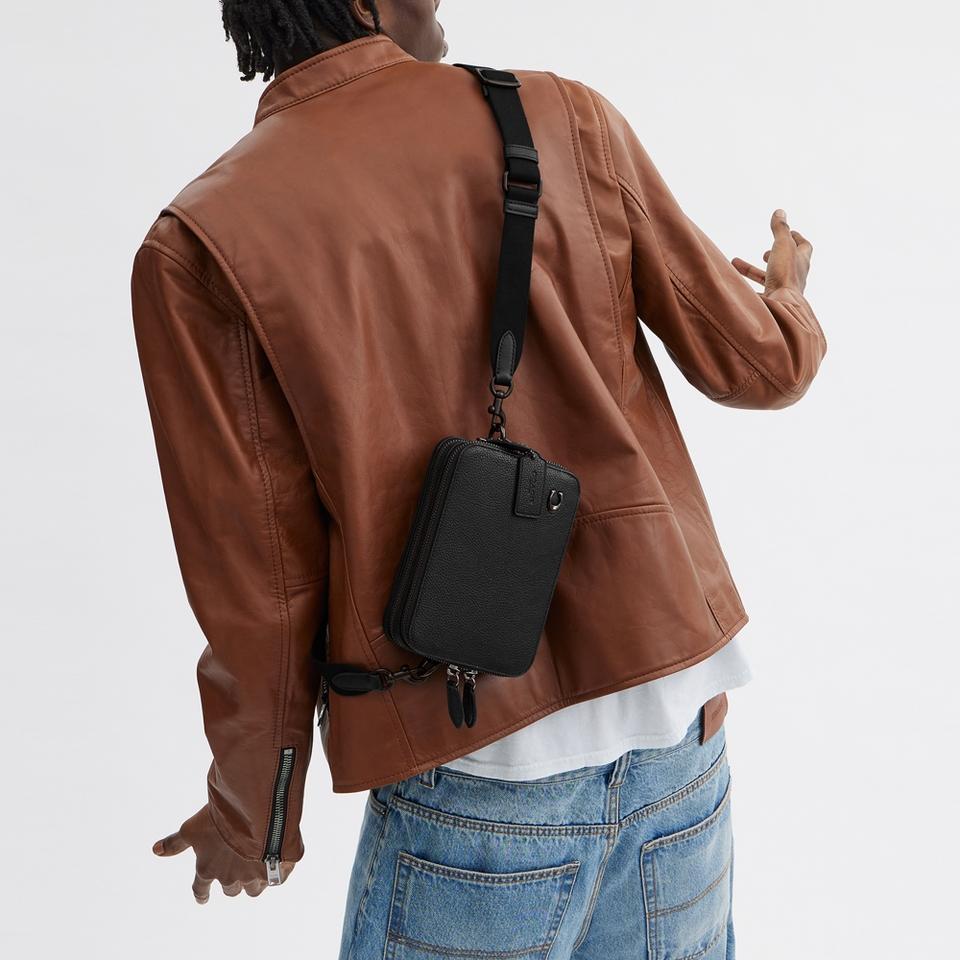 Coach Coach Charter 19 Pebble Leather Crossbody Bag