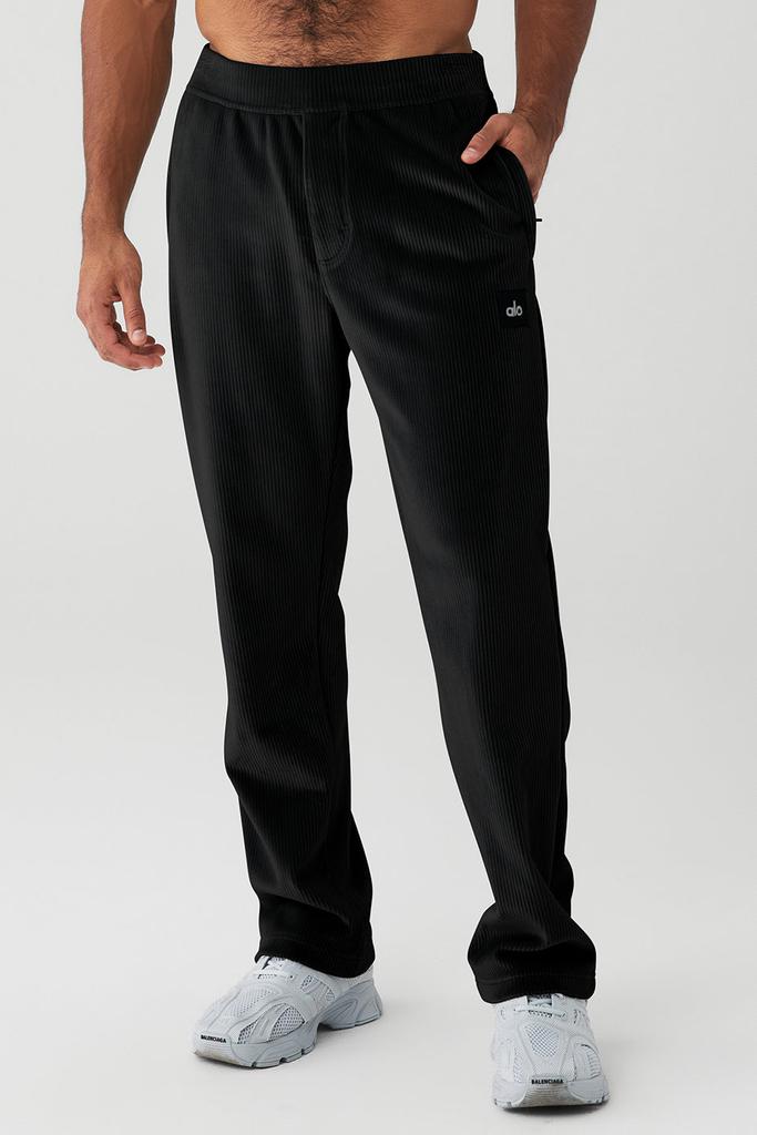 Alo Velour Baller Pant - Black