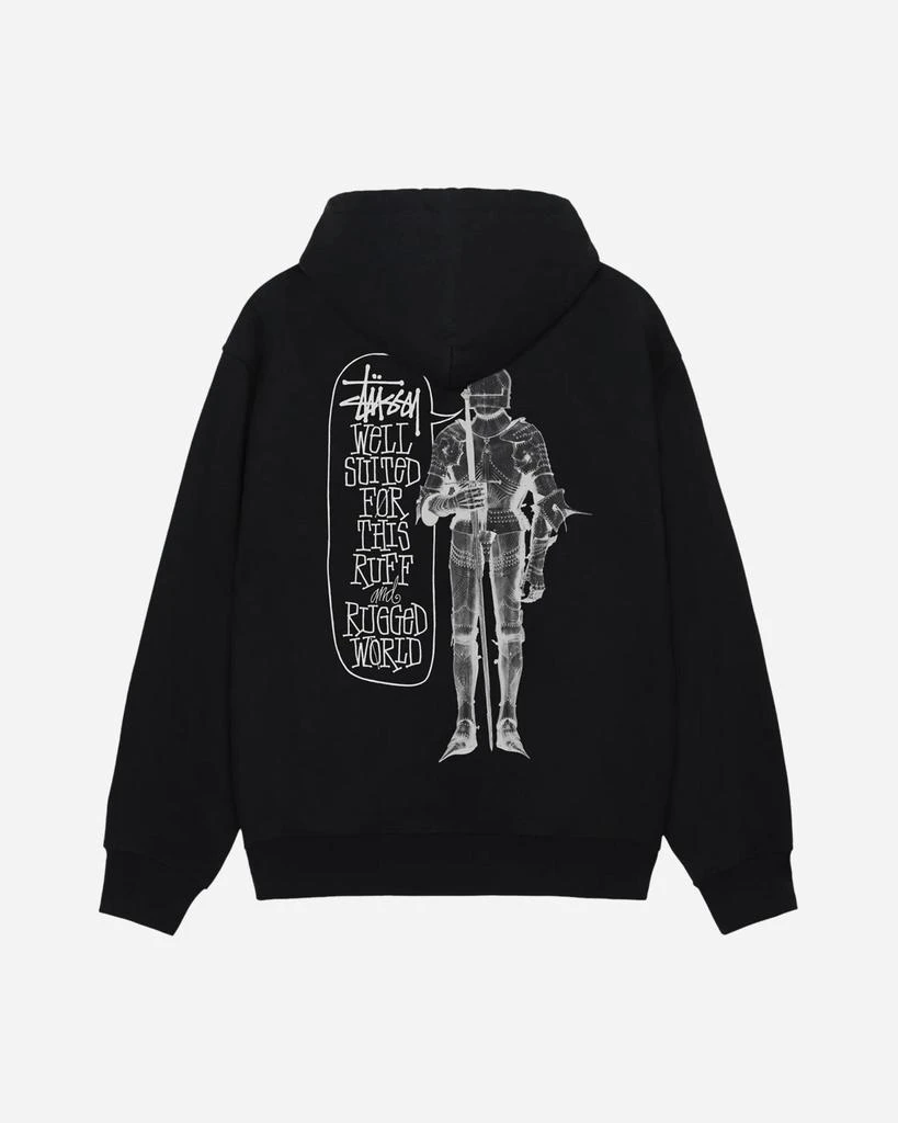STUSSY Men's Well Suited Zip Hoodie Black 2