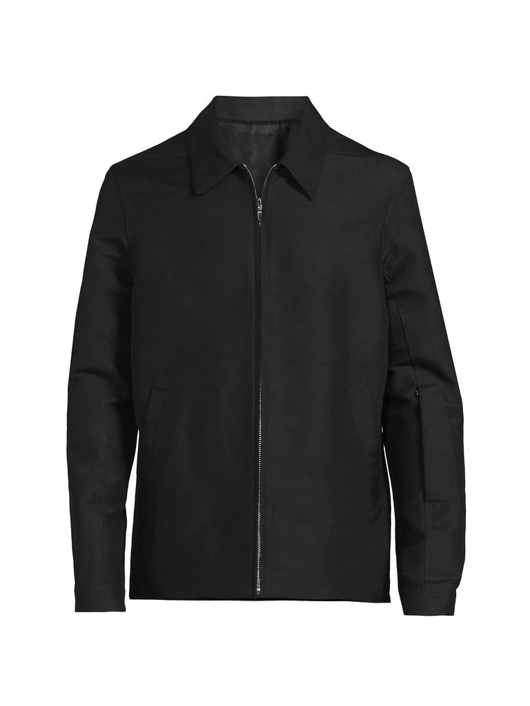 Rick Owens Drkshdw Bauhaus Flight Bomber in Black NERO S