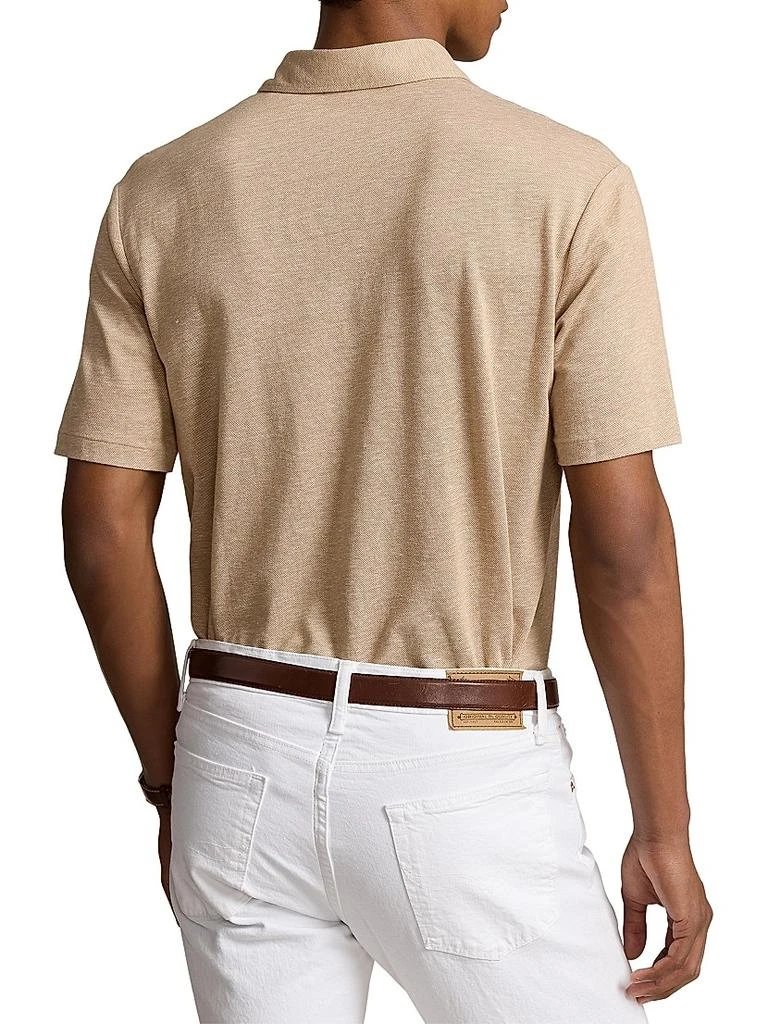 Ralph Lauren Cotton-Linen Oxford Polo Shirt 4