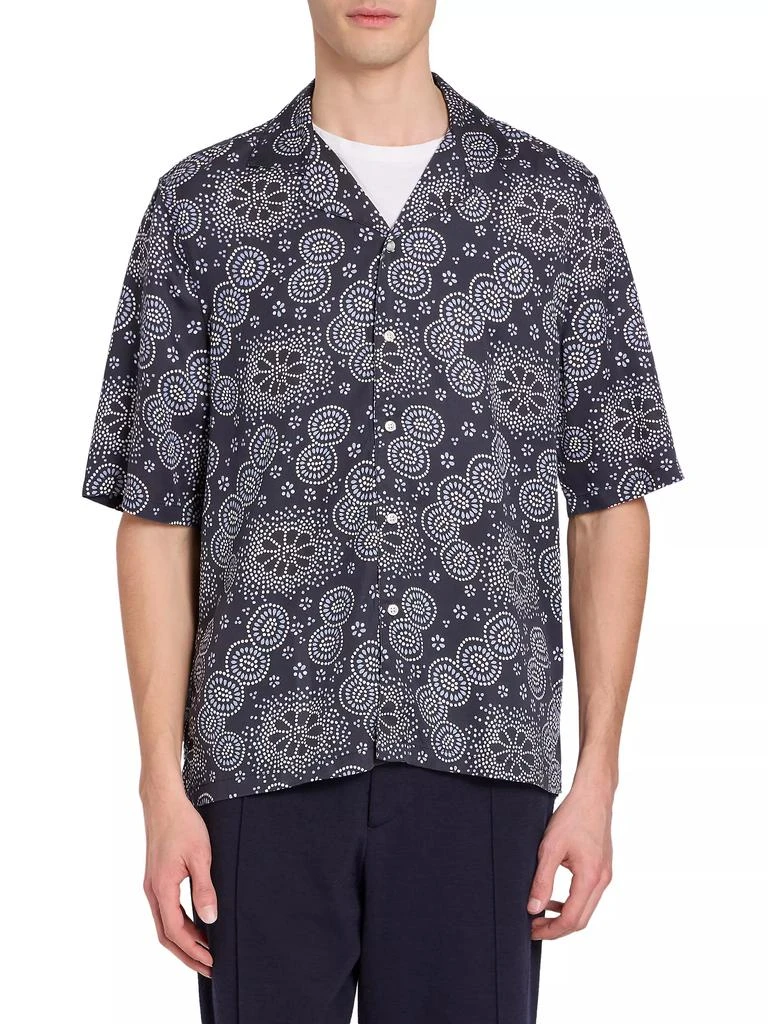 Officine Générale Eren Dots Camp Shirt 3