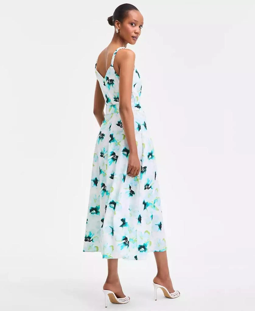 INC International Women's Printed Braided-Strap Midi Dress, Exclusively at Macy's 2
