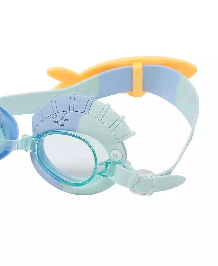 Sunnylife Swim Goggles: Finn the Fish - Aqua Blue 6