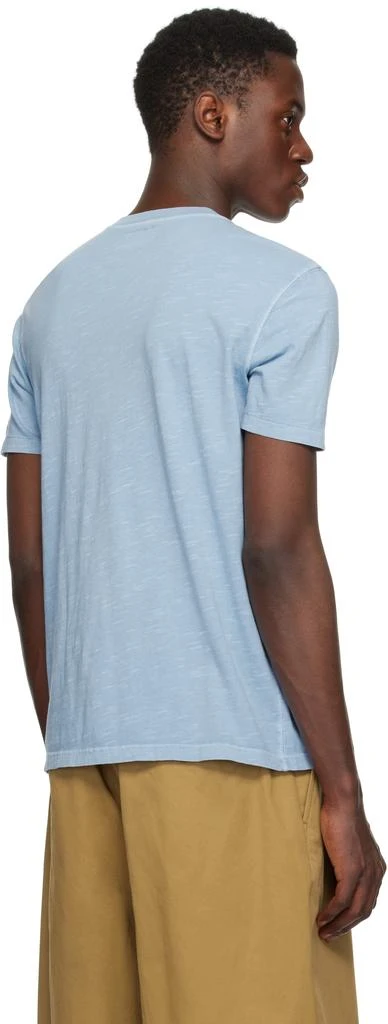 Ralph Lauren Blue Slub Jersey Short-Sleeve Henley 3