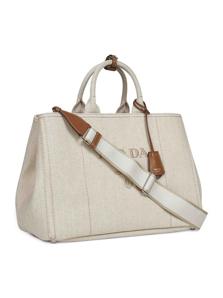 PRADA VIAGGIO PRADA VIAGGIO | Natural Prada Jardinière extra large bag | Man | PZ