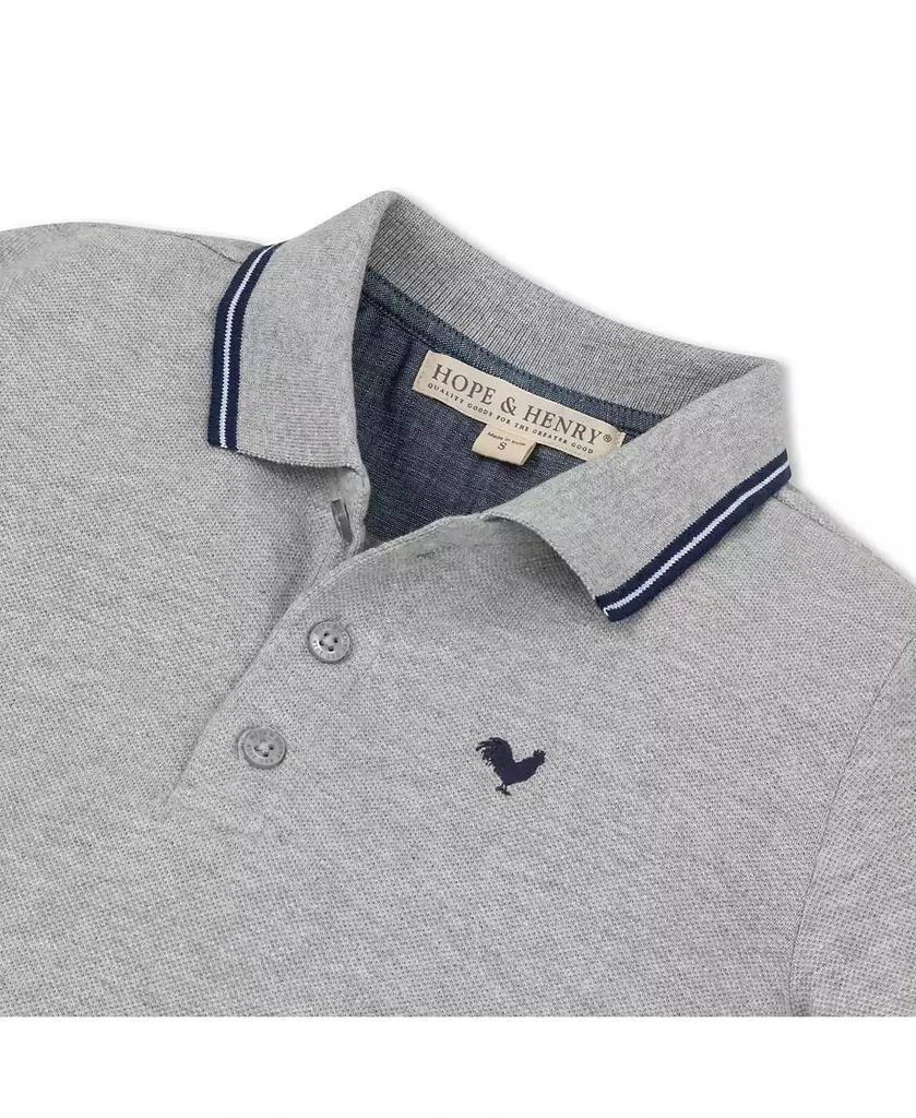 Hope 
Henry Baby Boys Short Sleeve Knit Pique Polo Shirt 4