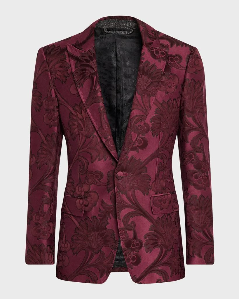 ETRO Men's Floral Brocade Evening Jacket 1