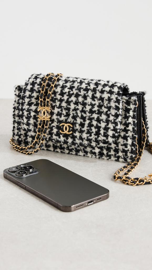 Shopbop Archive Chanel Chain Shoulder Bag, Quilted Tweed