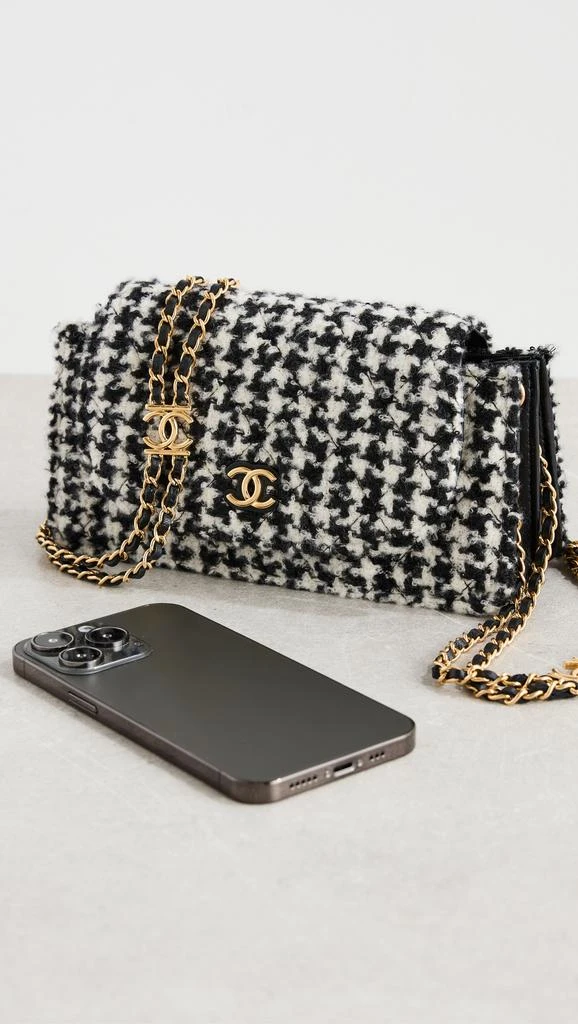 Shopbop Archive Chanel Chain Shoulder Bag, Quilted Tweed 2