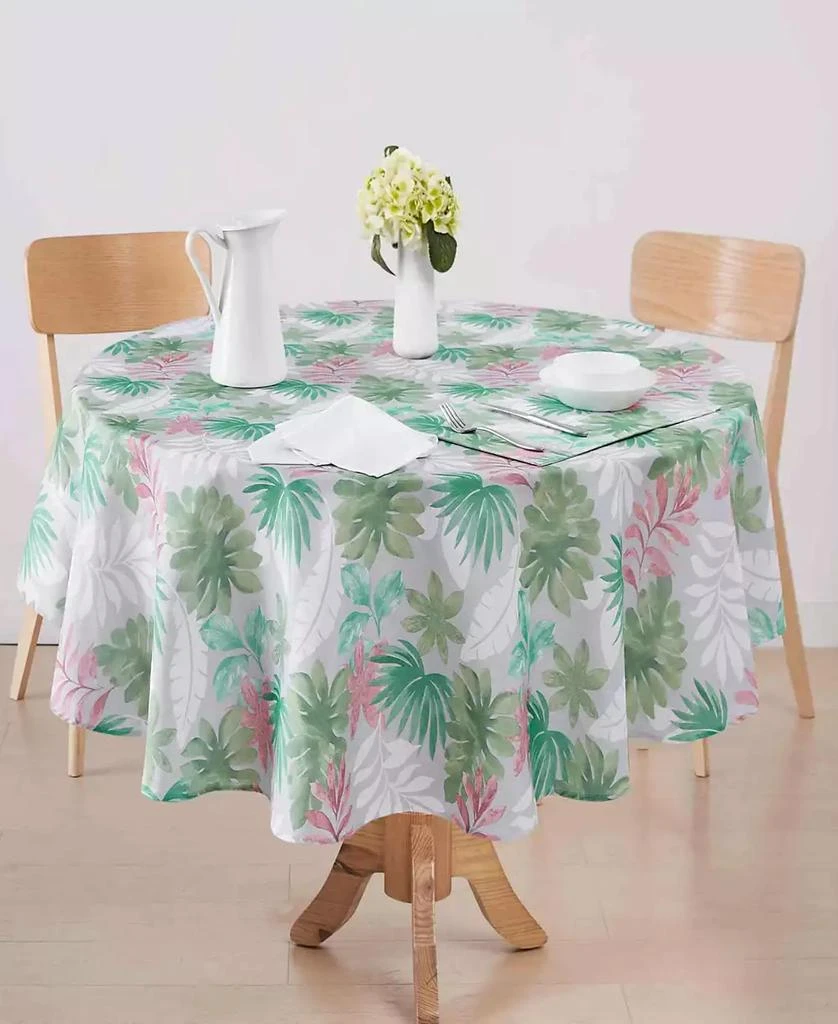 IZOD Cove Palm Water-Resistant Indoor and Outdoor Tablecloth, 60" x 84" Rectangle 4
