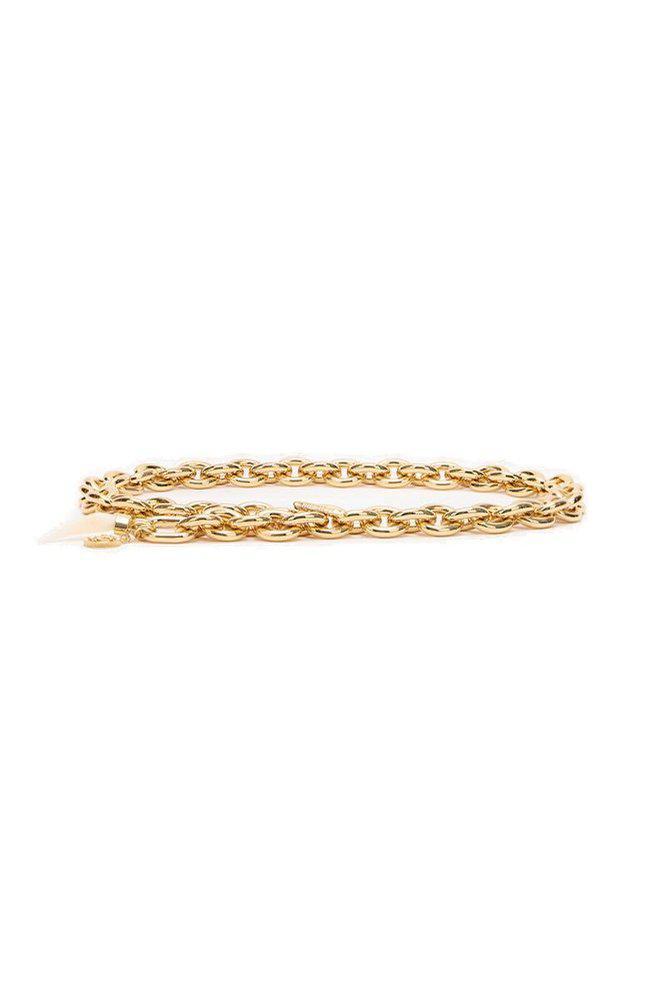 Roberto Cavalli Roberto Cavalli Logo Plaque Chain Linked Belt