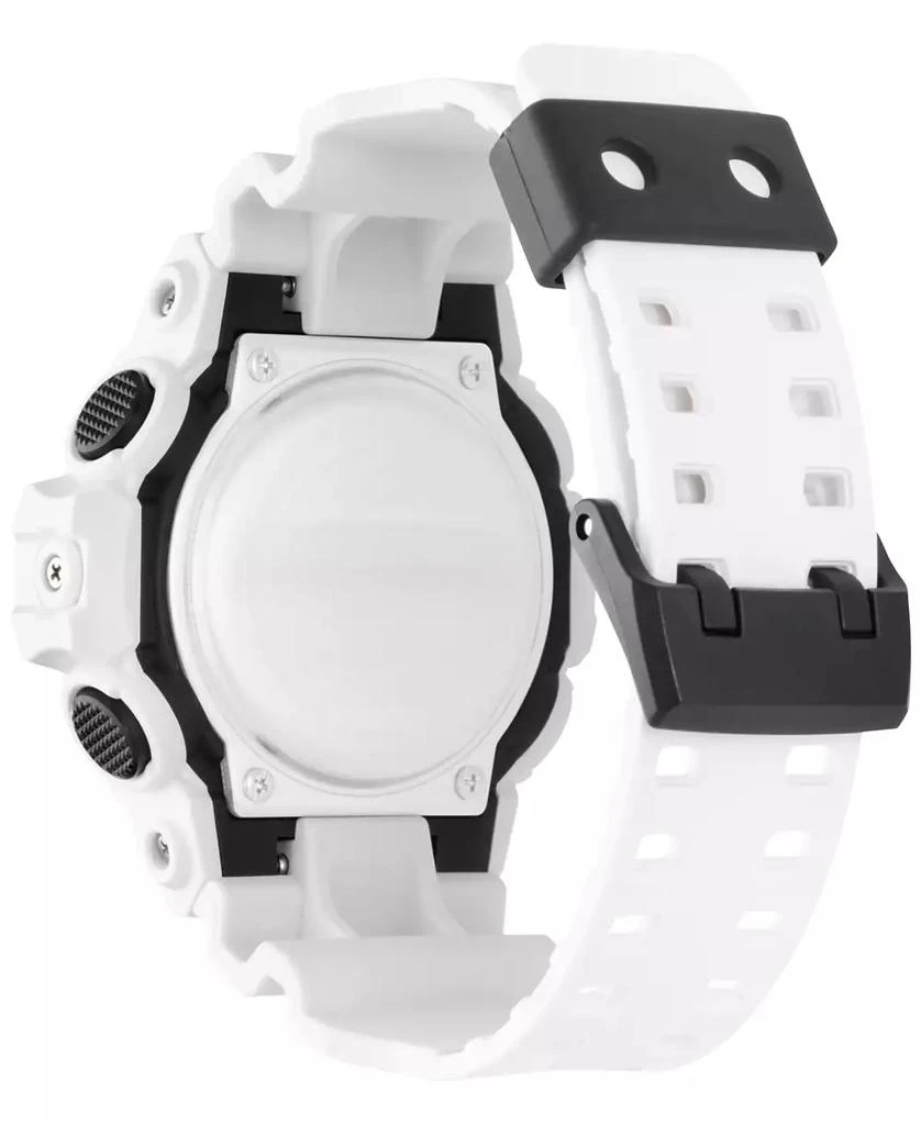 G-Shock Men
s Analog-Digital White Resin Strap Watch 54mm GA700-7A 4