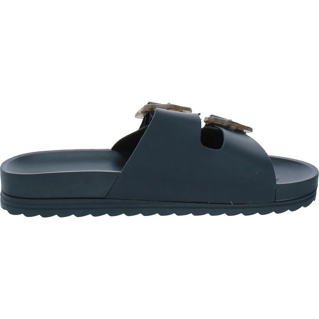 MUK LUKS Grand Cayman Womens Faux Leather Adjustable Slide Sandals 3