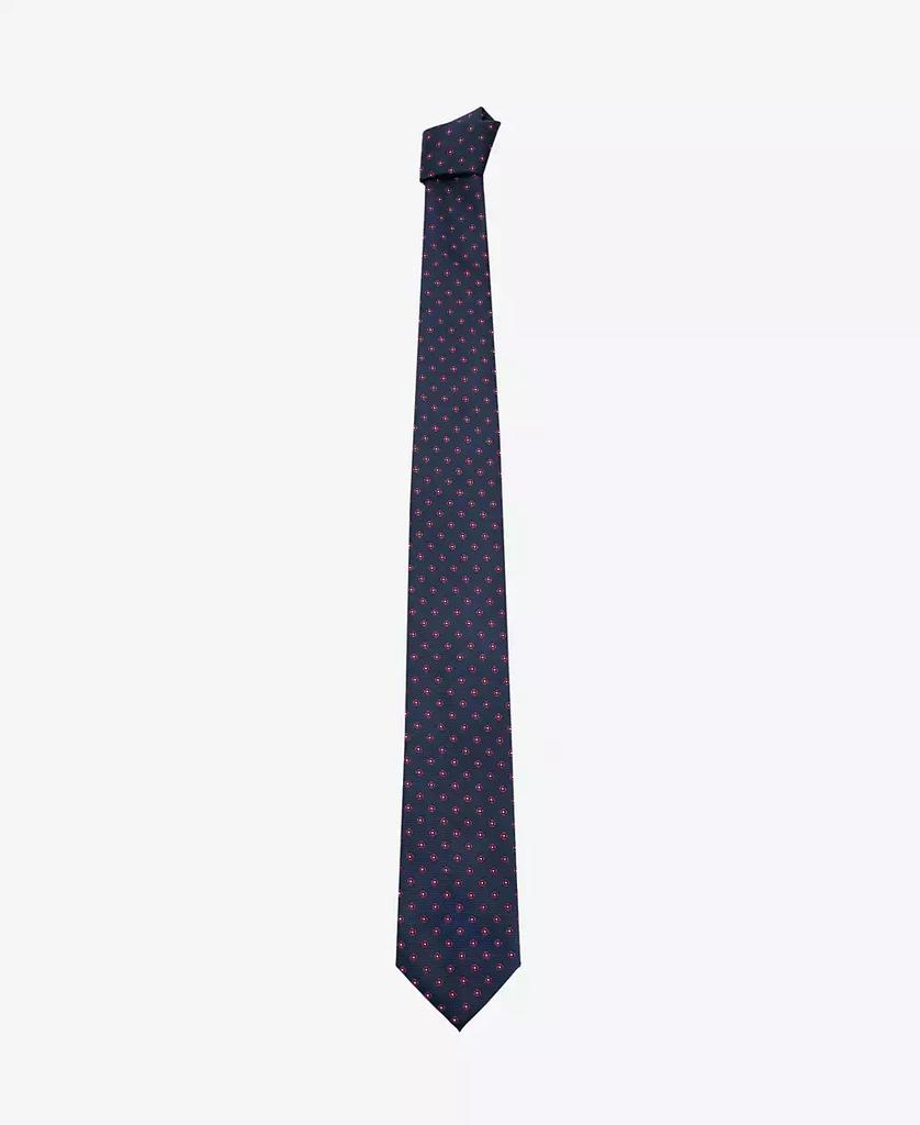 Mango Men's Flower Patterned Silk Tie