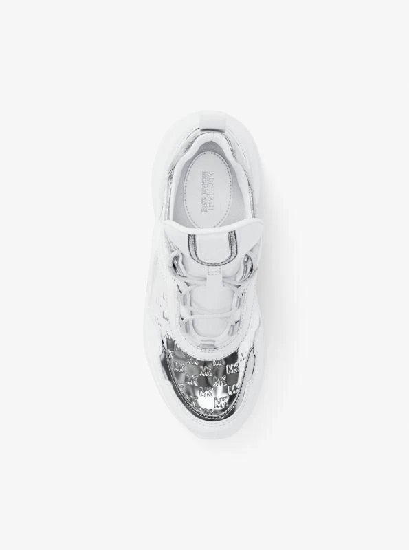 Michael Kors Olympia Mixed-Media Trainer 5