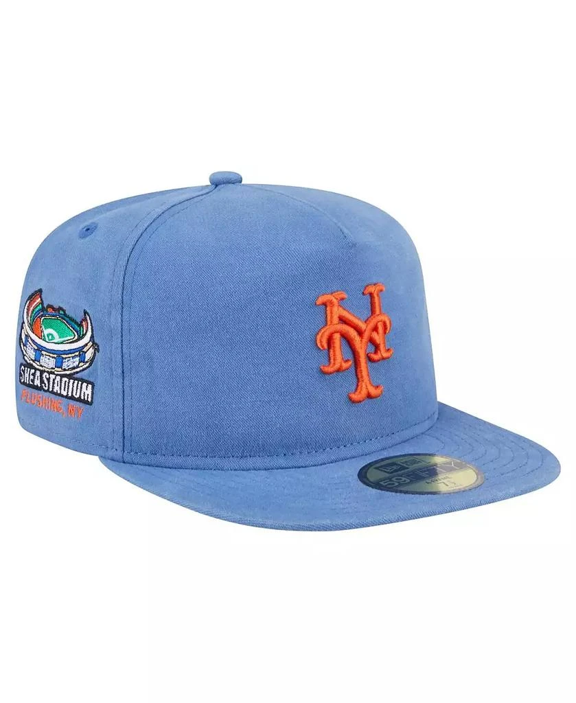 New Era Men's Blue New York Mets Championship Side Flag A-Frame 59FIFTY Fitted Hat 3