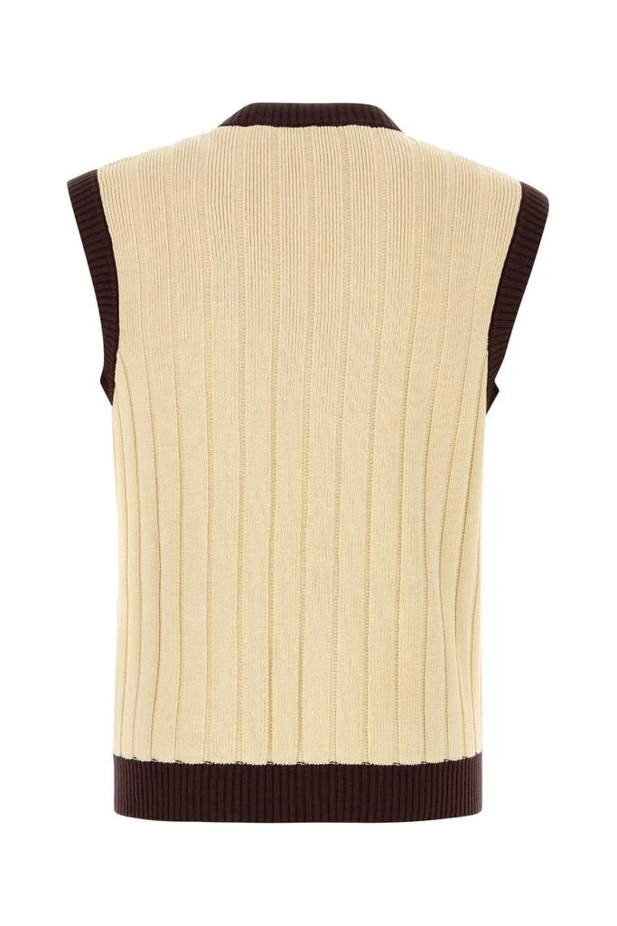 Valentino Valentino V-Neck Sleeveless Knitted Vest 2