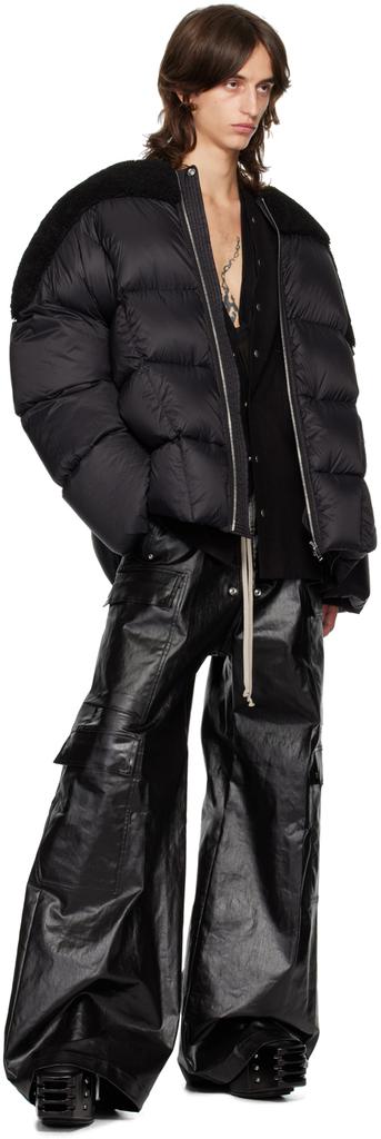 Black Porterville Flight Shearling Down Jacket – On Sale Now with