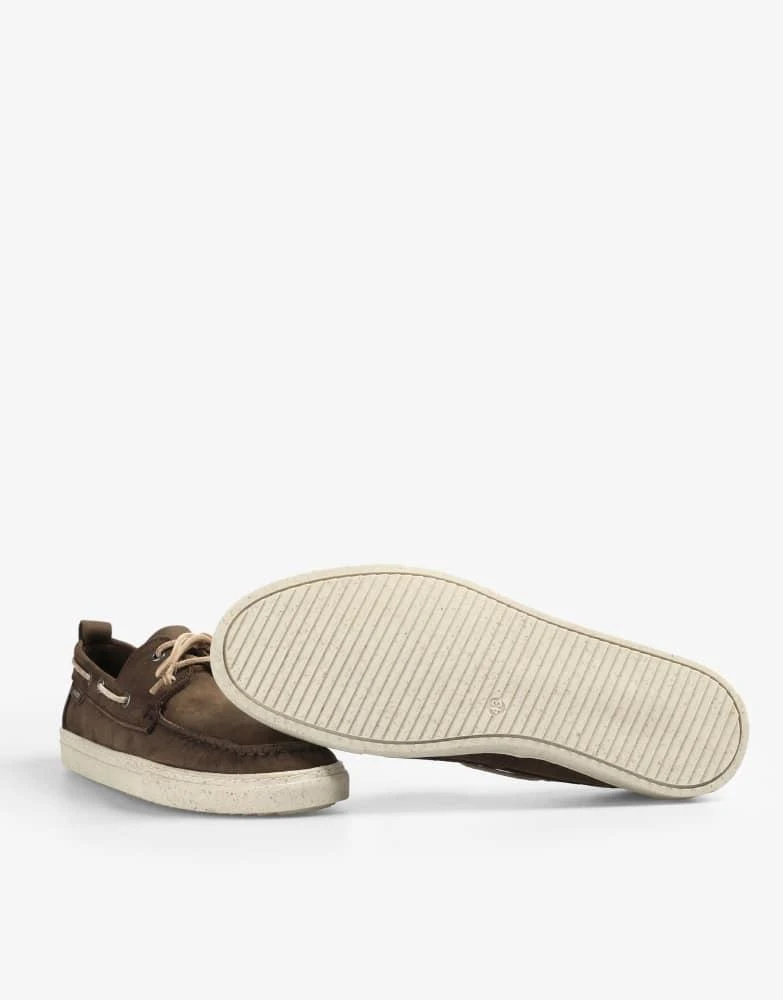 Scalpers Scalpers boat shoes in dark brown 4