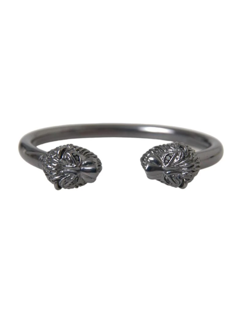 Nialaya Rhodium Lion Bangle Bracelet Women's Women 1