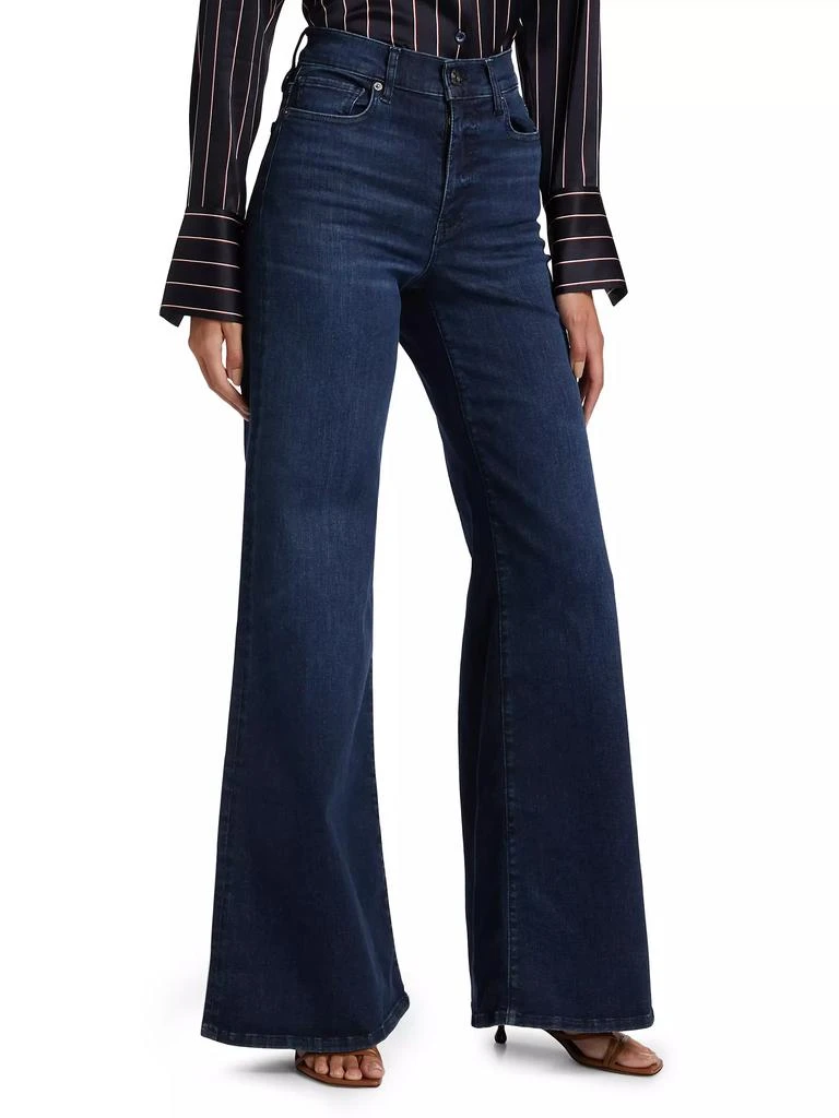 FRAME Le Palazzo High-Rise Wide-Leg Jeans 4