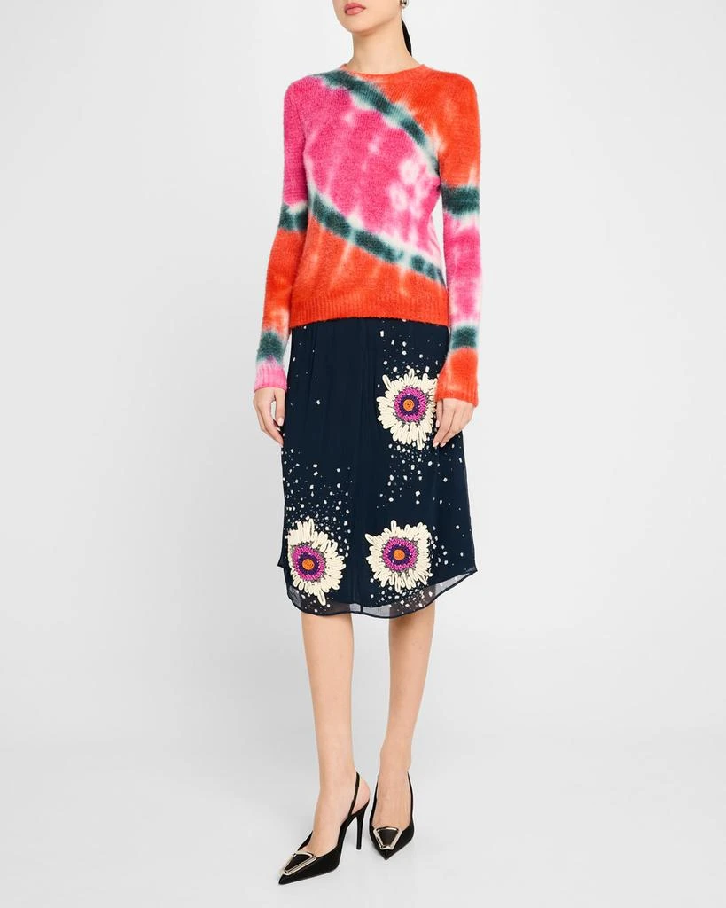 Jonathan Cohen Tie Dye Knit Crewneck Sweater 2