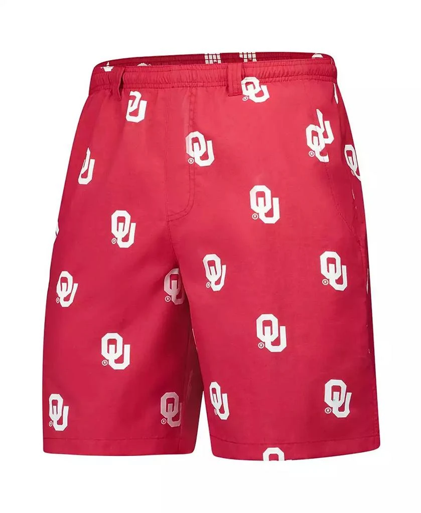 Columbia Men's Crimson Oklahoma Sooners PFG Backcast III Omni-Shade Shorts 2