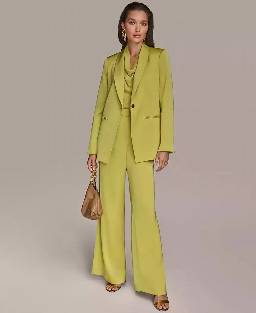 Donna Karan Women's Satin One-Button Jacket, Regular & Petite 7