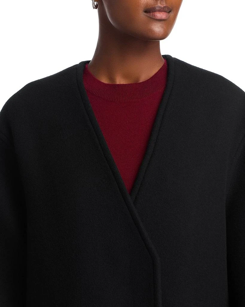 CO Collarless Wool Coat 5