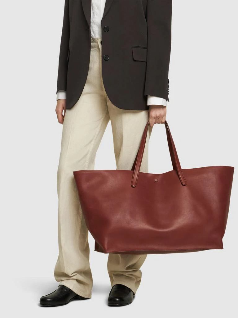 The Row Xl Idaho Saddle Leather Tote Bag 1