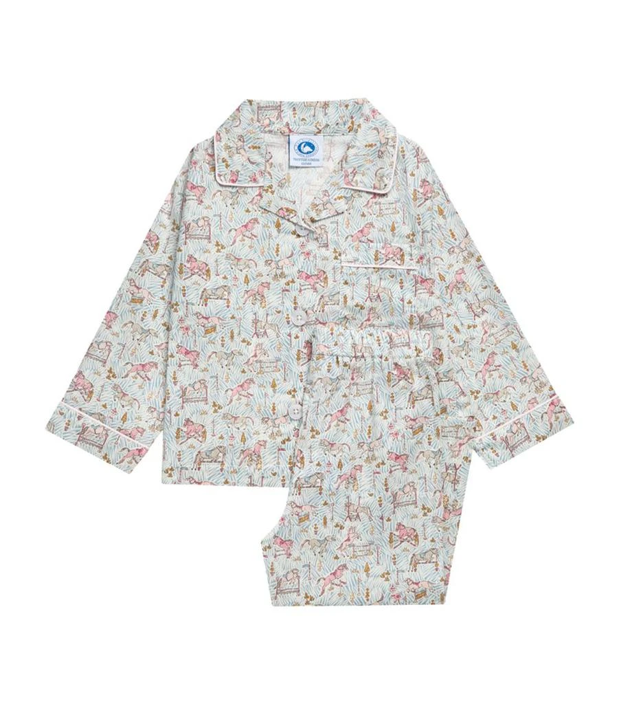 Trotters Cotton Liberty Print Pony Pyjama (6-11 Years) 1