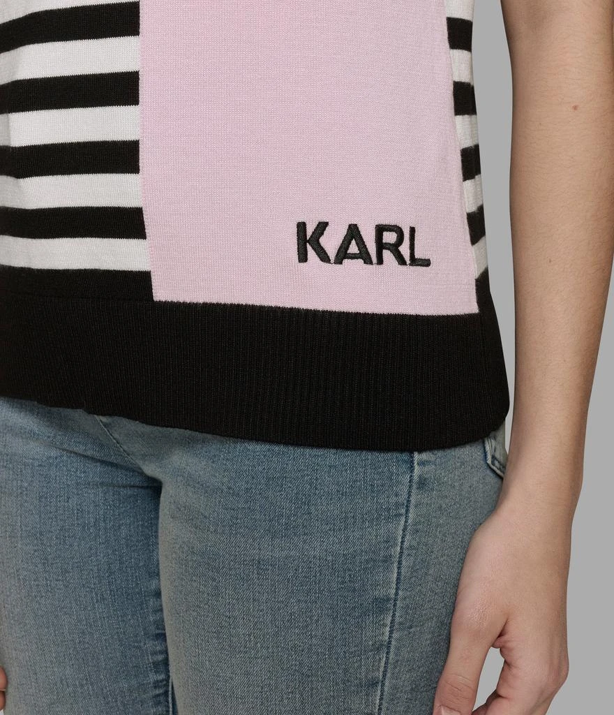 Karl Lagerfeld Paris COLORBLOCK STRIPE SWEATER 8