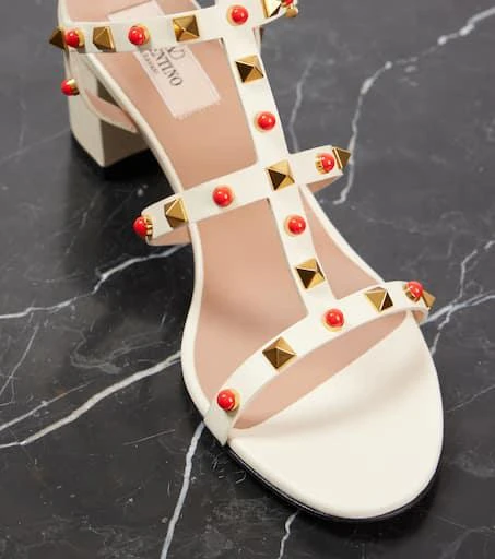 Valentino Rockstud 60 embellished leather sandals 5