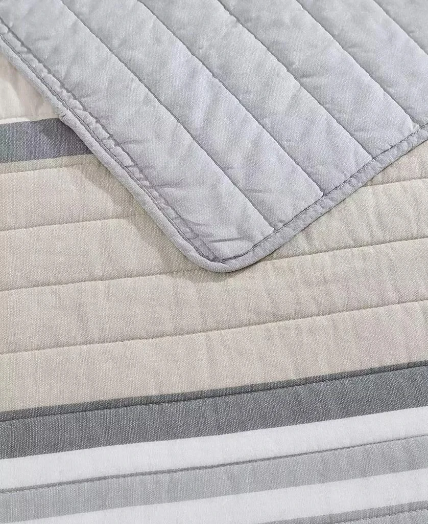 Nautica Dover Stripe Reversible 2 Piece Quilt Set 6
