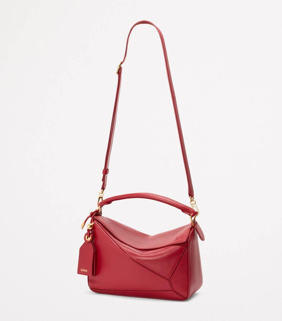 Loewe Small Leather Featherlight Puzzle Top-Handle Bag 7