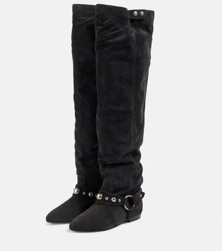 Isabel Marant Selize suede over-the-knee boots 5