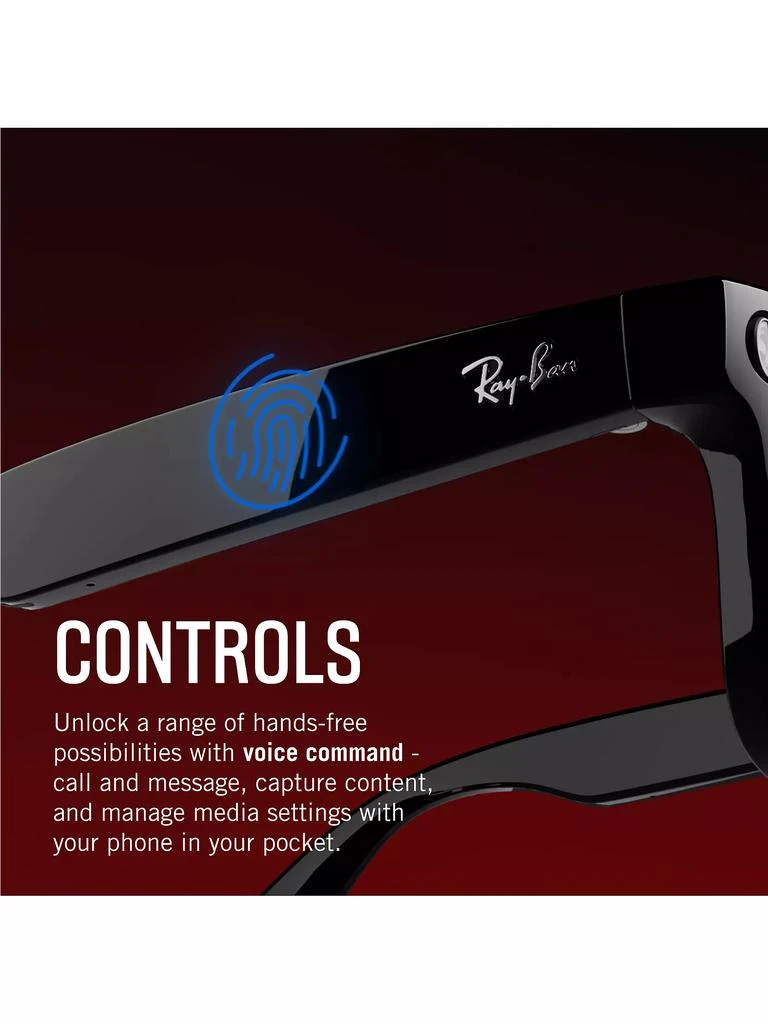 Ray-Ban RW4009 50MM Ray-Ban Meta Headliner Pantos Smart Glasses 8
