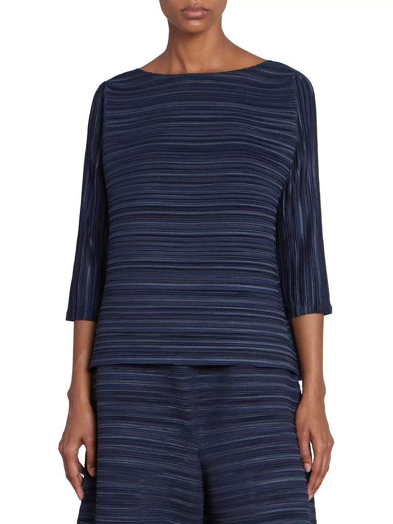 Pleats Please Issey Miyake Energy Synergy Sheer Bounce Top 3