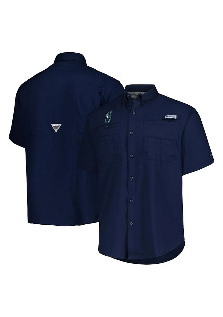 Columbia MLB Seattle Mariners Tamiami Omni-Shade Button-Down Shirt