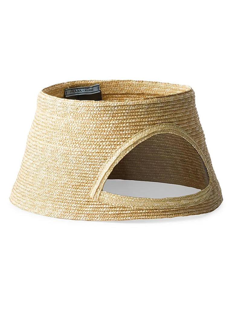 Prada Straw Visor Cap 1
